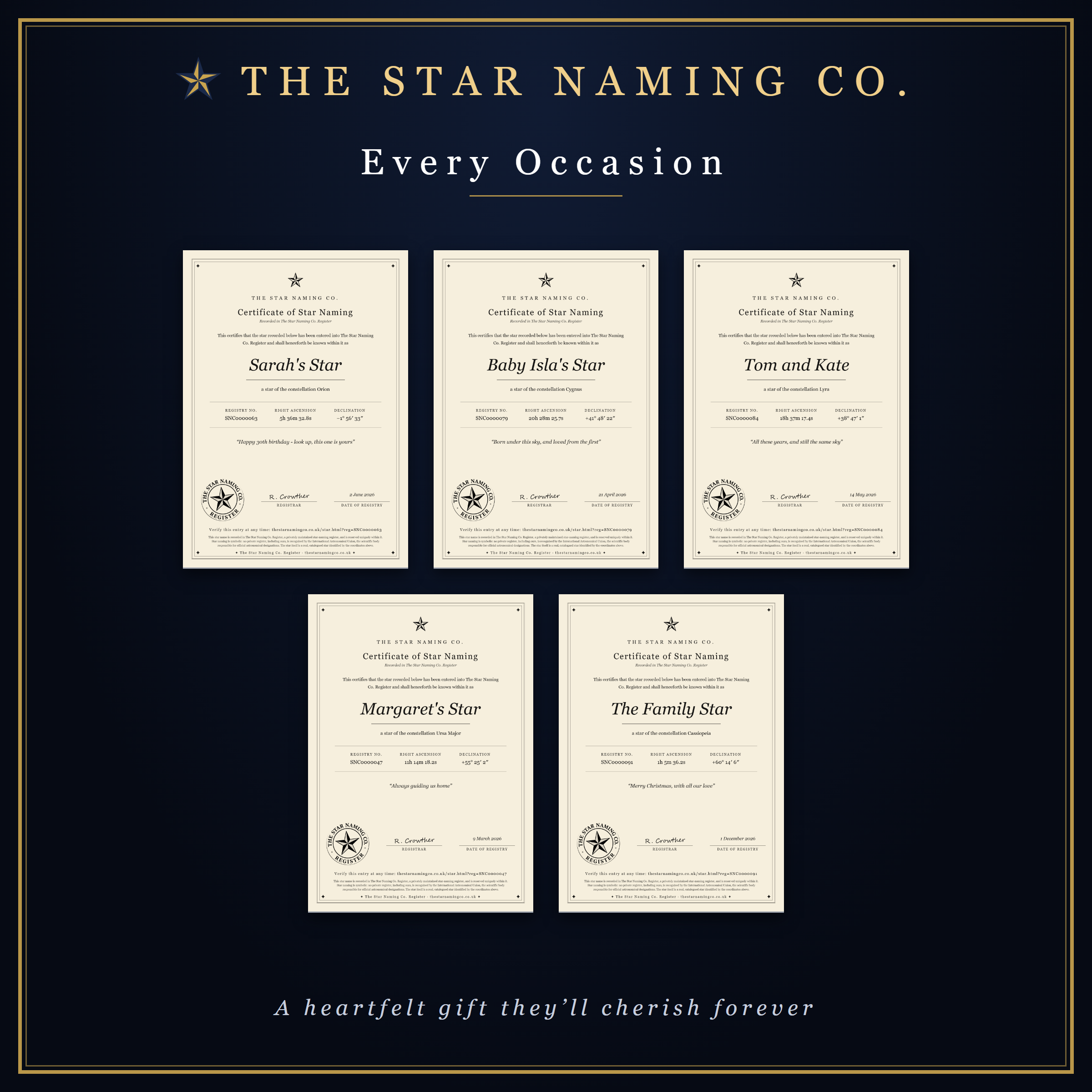 A star for every occasion