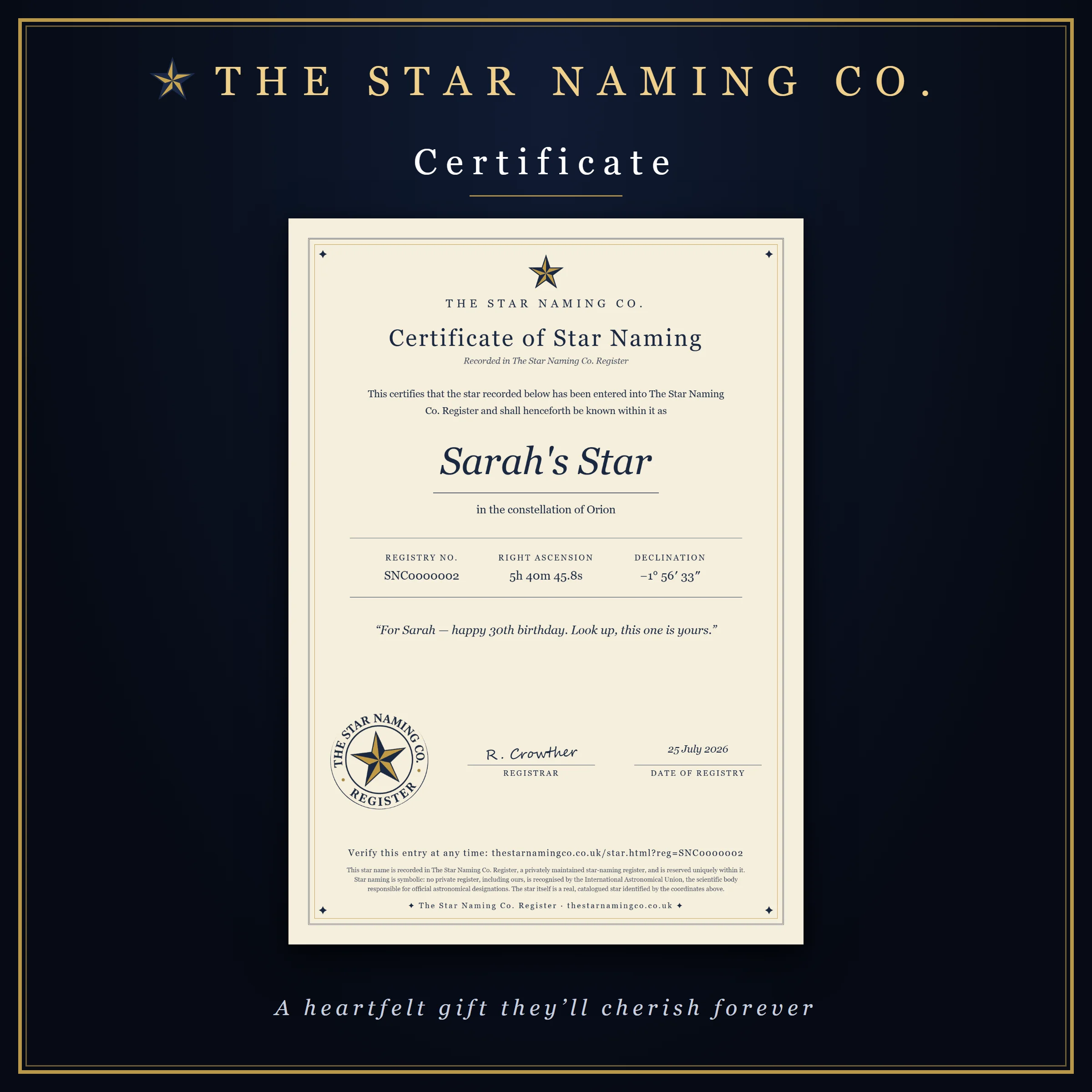 A4 name certificate